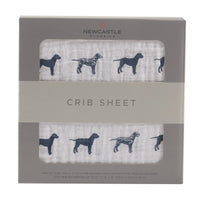 Thumbnail for Newcastle - Dalmatian Cotton Muslin Crib Sheet -