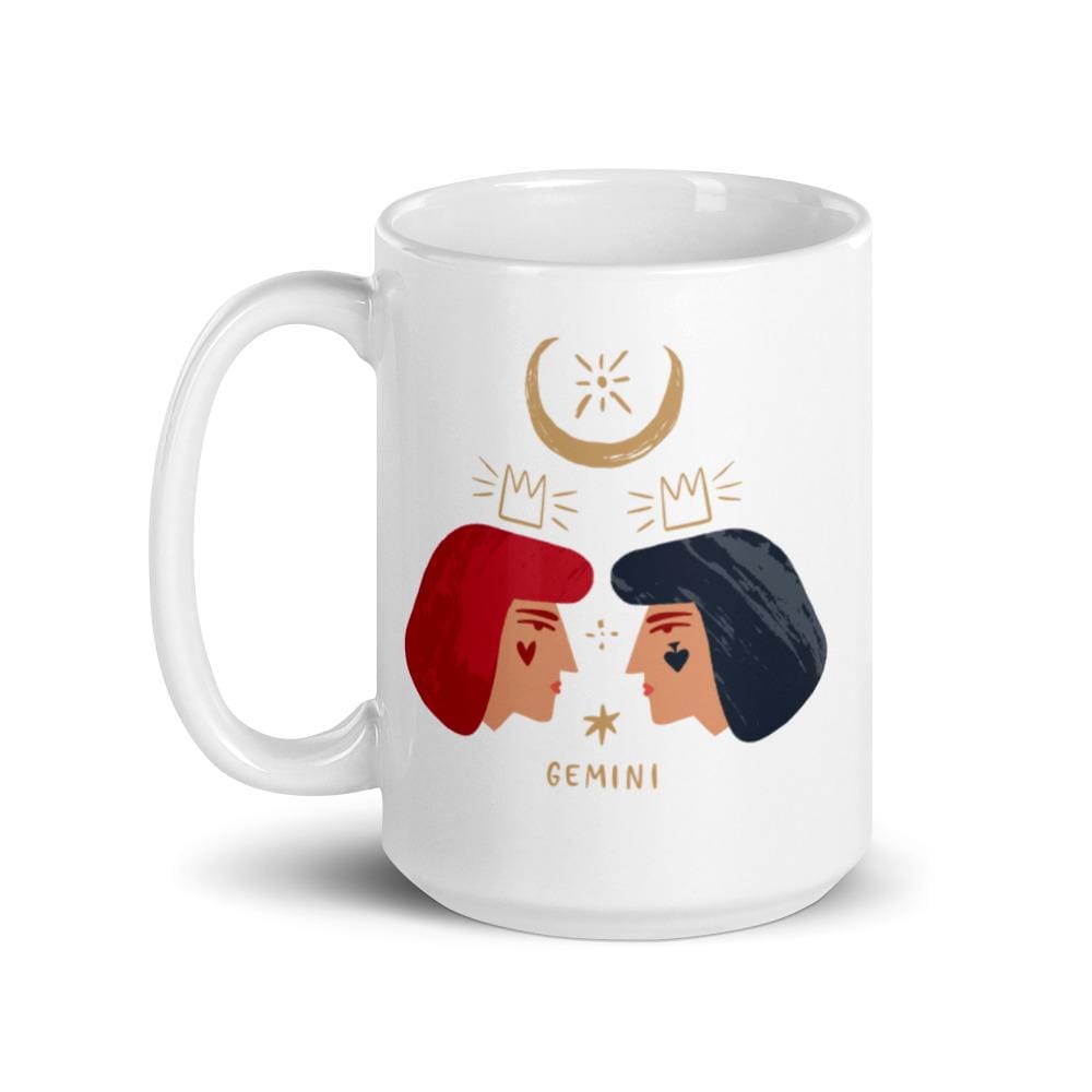 Gemini Zodiac Girl Coffee Mug -