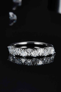 Thumbnail for 1 Carat Moissanite 925 Sterling Silver Half-Eternity Ring