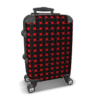 Thumbnail for IN CASE OF OOTO - BLACK WEAVE ON RED - suitcase - 1 COLOR -