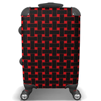 Thumbnail for IN CASE OF OOTO - BLACK WEAVE ON RED - suitcase - 1 COLOR -