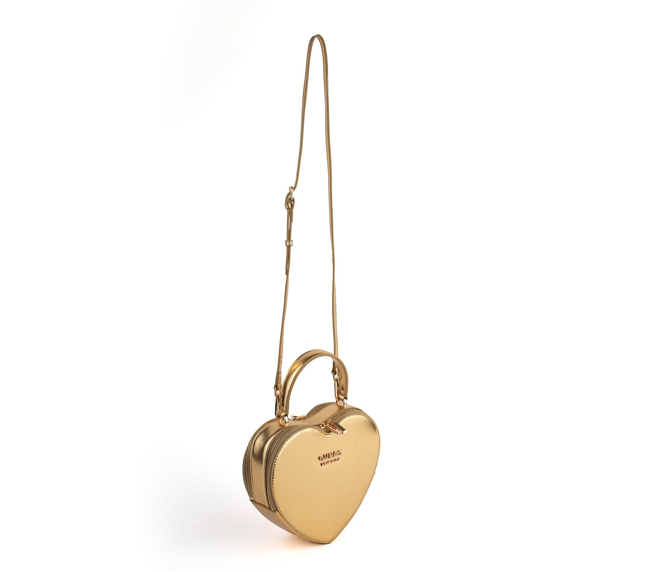 GUNAS NEW YORK - Sweetheart - Gold Vegan Crossbody Bag - 1 COLOR -