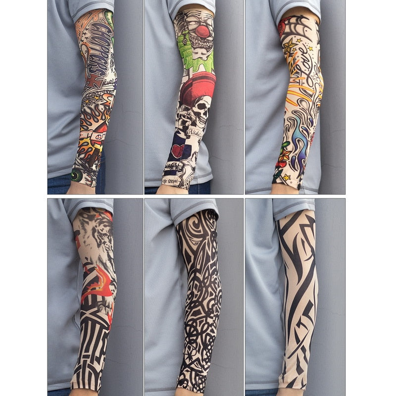 Faux / Temporary Tattoos - Sleeve Tattoos - Full Long Arm Tattoos  - [8 DAY DELIVERY] - 28 DESIGNS -