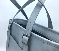 Thumbnail for GUNAS NEW YORK - Miley - Blue Grey Vegan Leather Laptop Bag - 1 COLOR -