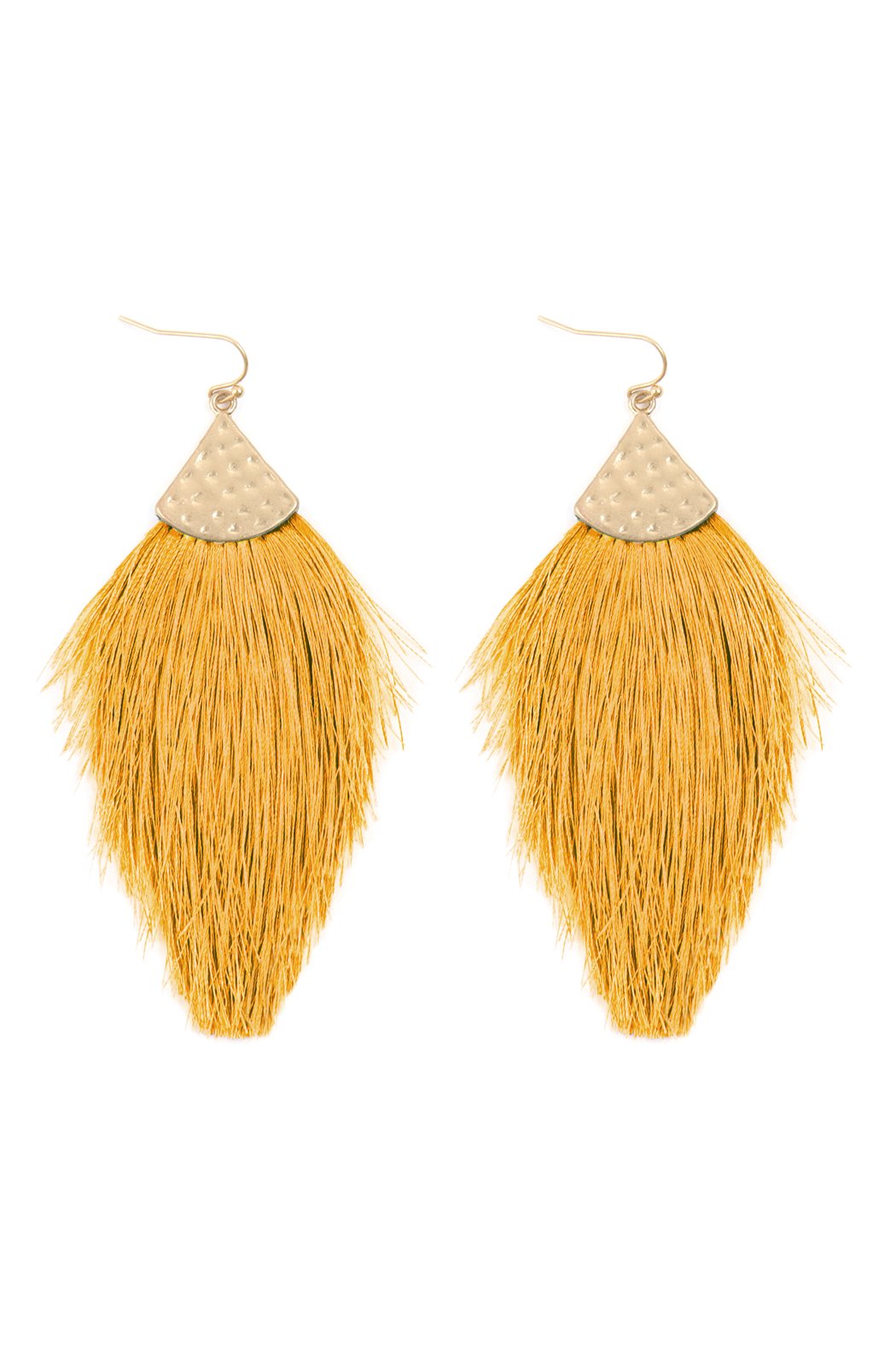 Thread Tassel Drop Earrings - 15 COLORS -