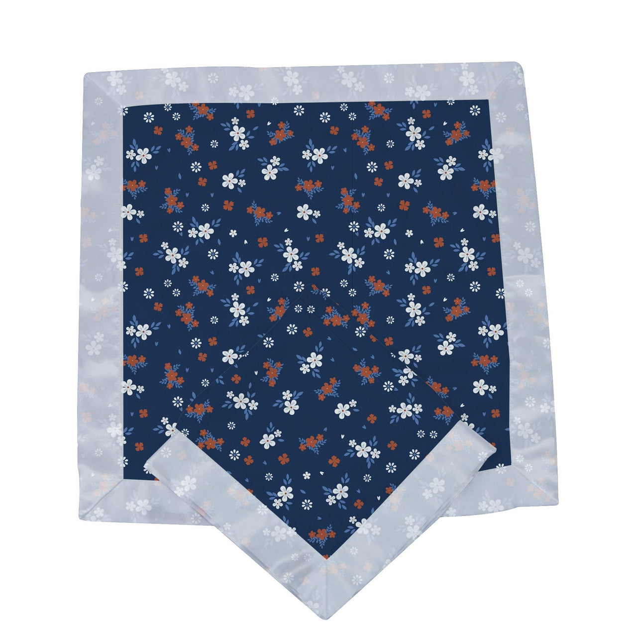 Newcastle - Serenity Floral Bamboo Muslin Security Baby Blankie -