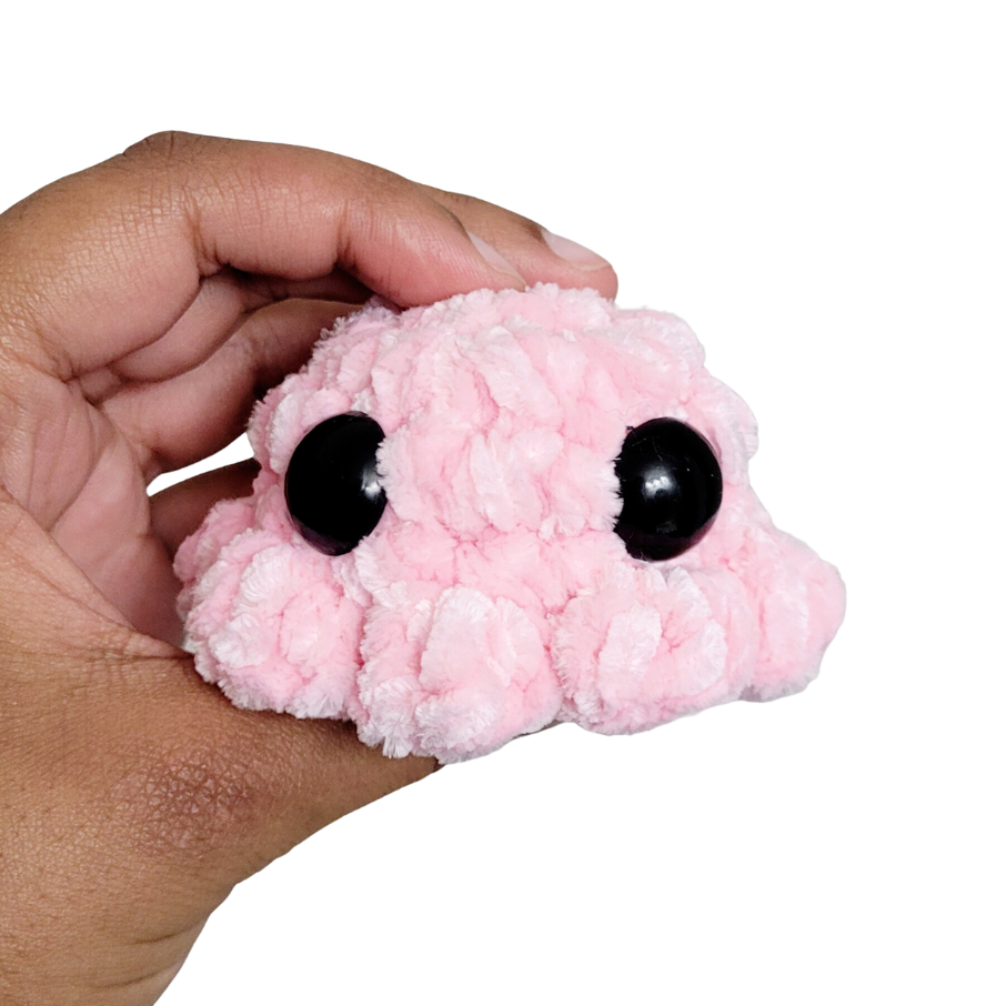 Plum Pop Studios - Mini Crochet Octopus Plushies - 9 COLORS -