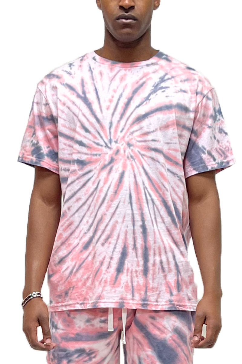 Swirly Cotton Tye Dye Tshirt - 1 COLOR -