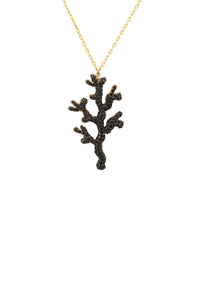 Thumbnail for LATELITA - Coral Reef Necklace Black Cz -