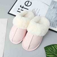 Thumbnail for Faux Suede Center Seam Slippers - T - 5 COLORS -