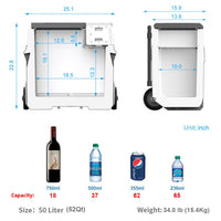 Thumbnail for ACOPOWER LionCooler X50A Combo, Portable Solar Freezer (52 Quart Capacity) & Extra Backup 173Wh Battery -