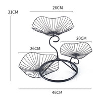 Thumbnail for Iron Fruit Basket Stand - 3 Tier Fruit Trays - Cake Trays - Dessert / Snacks Trays - Vegetables - Snacks Storage Tray Stand - [28 DAY DELIVERY] - 11 COLORS/SHAPES/DESIGNS - CHECK 'EM OUT! -