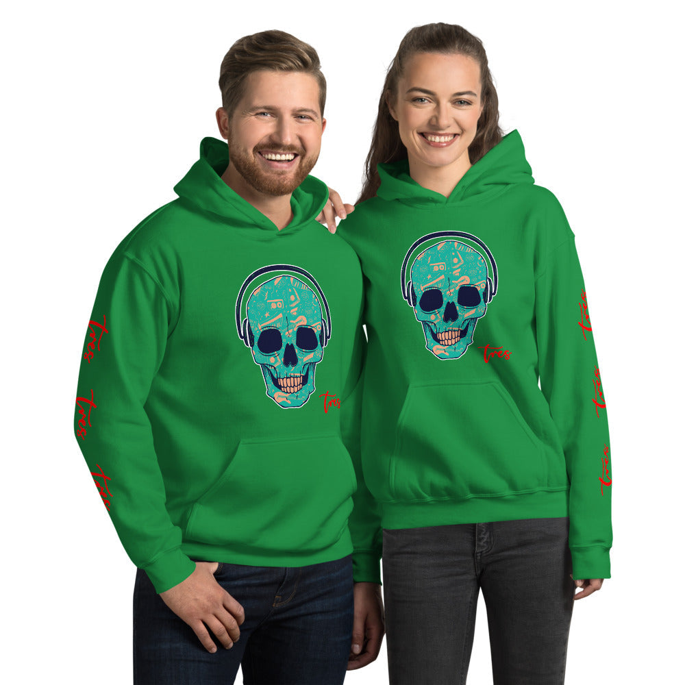 Tres Palma - "DJ Skull" - Unisex Hoodie - 11 COLORS -