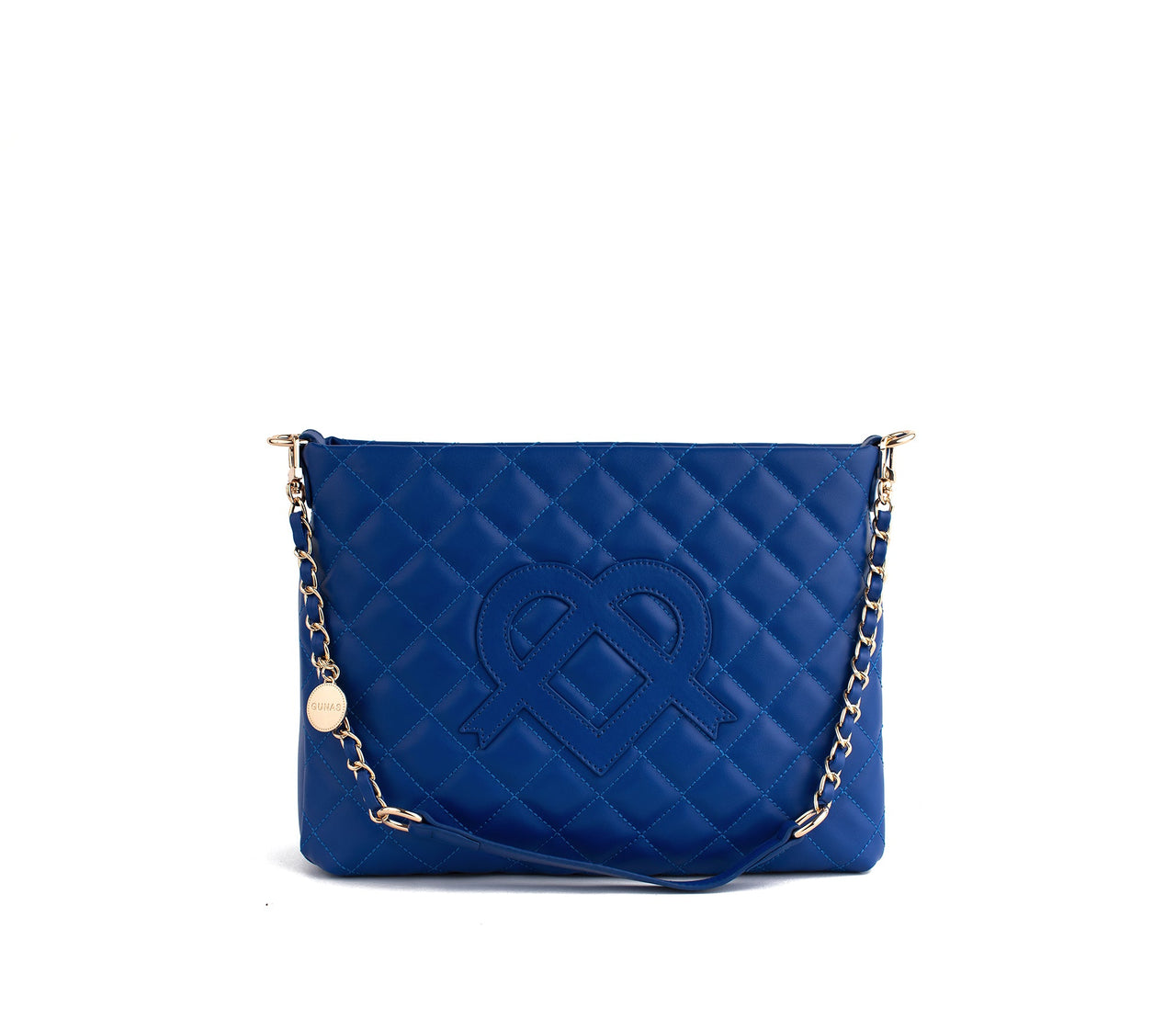 GUNAS NEW YORK - Koi - Blue Quilted Vegan Leather Purse - 1 COLOR -