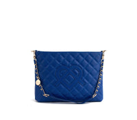 Thumbnail for GUNAS NEW YORK - Koi - Blue Quilted Vegan Leather Purse - 1 COLOR -