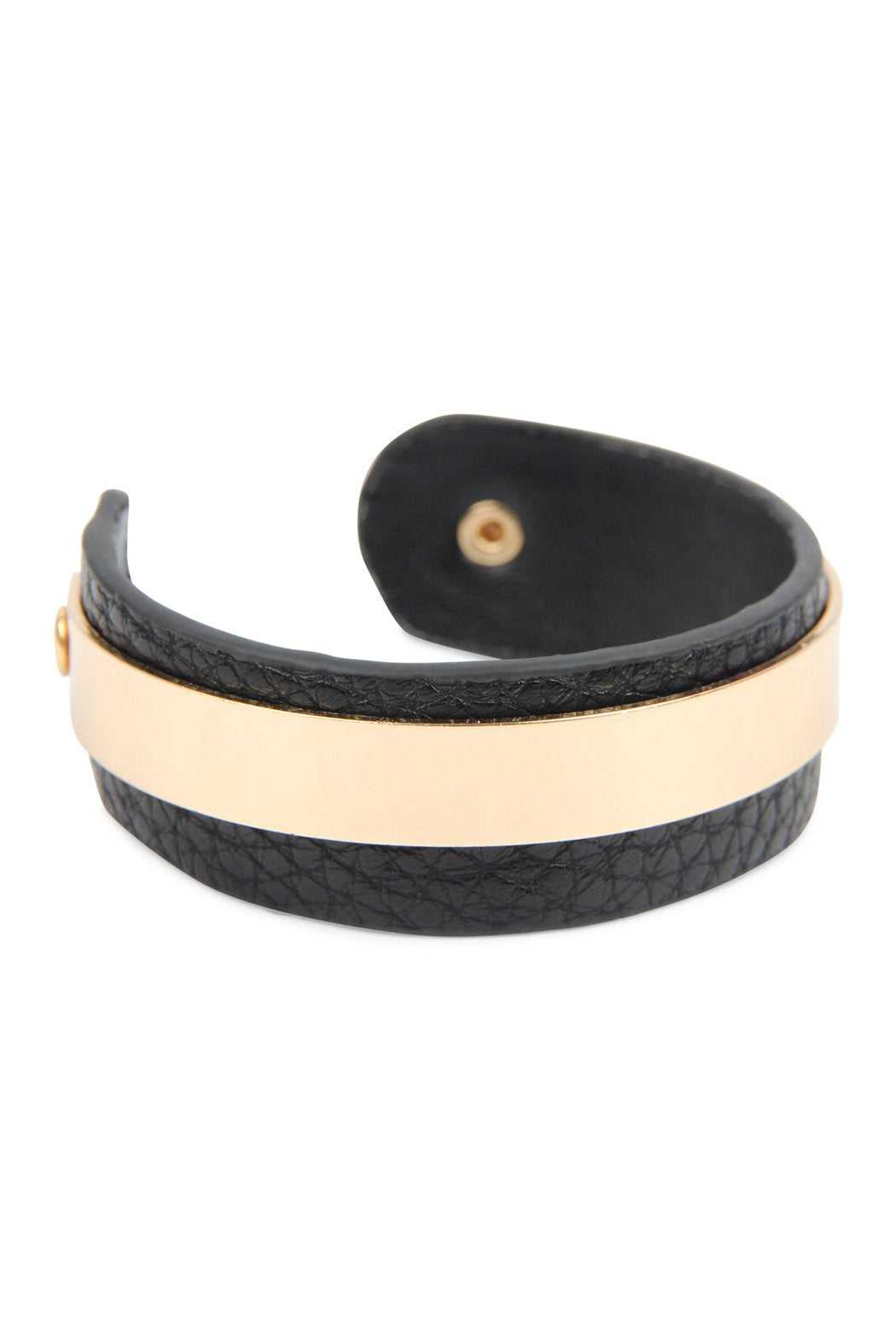 Simple Leather Cuff Bracelet - 4 COLORS -