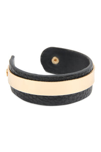 Thumbnail for Simple Leather Cuff Bracelet - 4 COLORS -