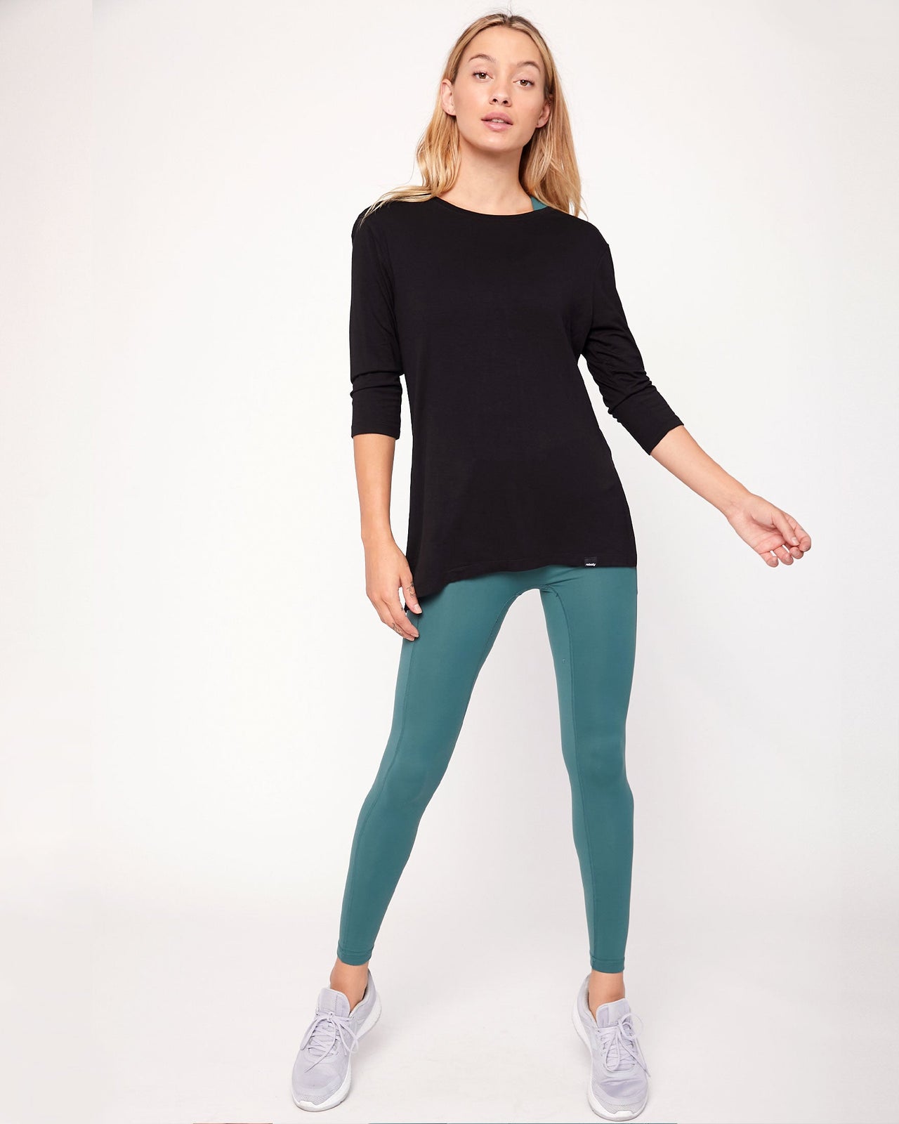 Rebody - Anen Side Tie 3/4 Sleeve Top - 2 COLORS -