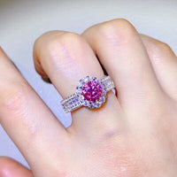 Thumbnail for 1 Carat Moissanite 925 Sterling Silver Ring