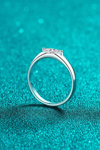 Thumbnail for Moissanite Rhodium-Plated Ring