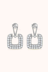 Thumbnail for 1.68 Carat Moissanite 925 Sterling Silver Drop Earrings