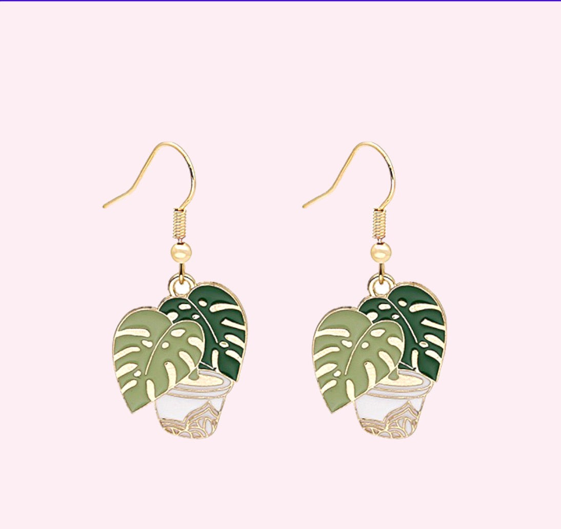 Tropical Earring, Minimalist Earrings | Earrings | Handmade Jewelry -