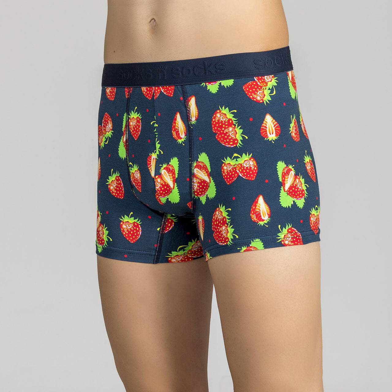 Men's Strawberry Boxer Brief - 1 COLOR -