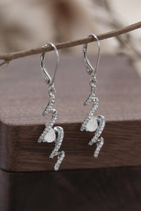 Thumbnail for Twisted Opal Drop Earrings - T - 2 COLORS -