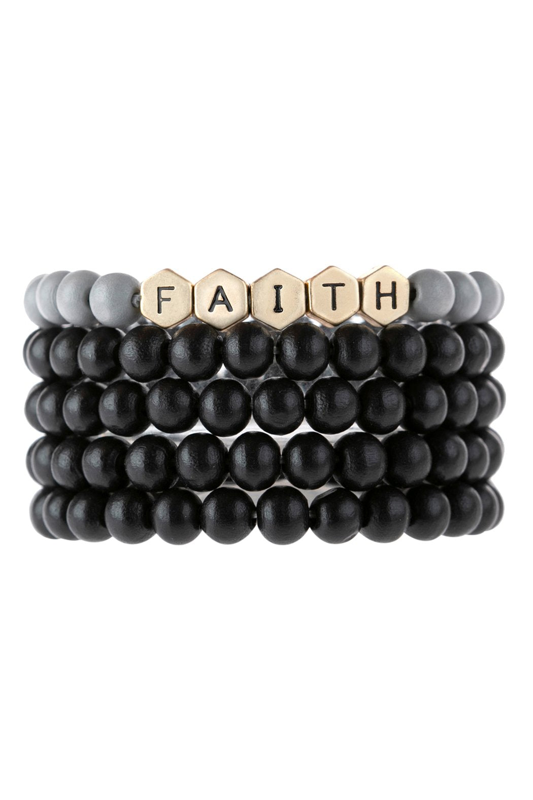 "Faith" Multiline Bracelet