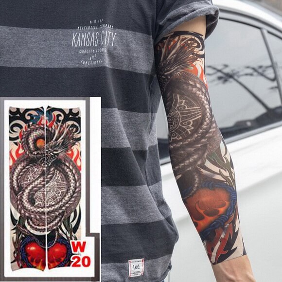 Faux / Temporary Tattoos - Sleeve Tattoos - Full Long Arm Tattoos  - [8 DAY DELIVERY] - 28 DESIGNS -