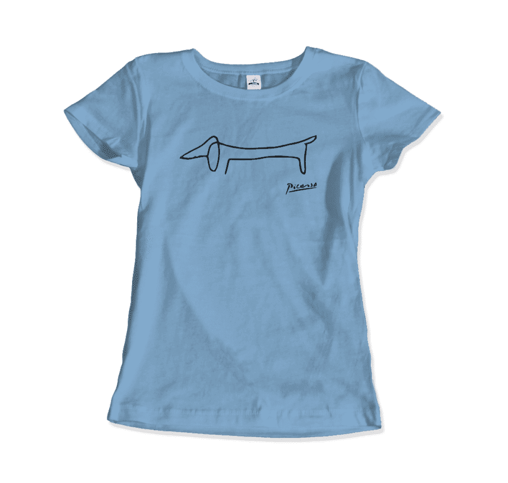 Pablo Picasso Dachshund Dog (Lump) Artwork T-Shirt - 6 COLORS