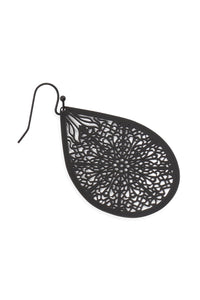 Thumbnail for Riah Fashion - Filigree Teardrop Hook Earrings - 5 COLORS