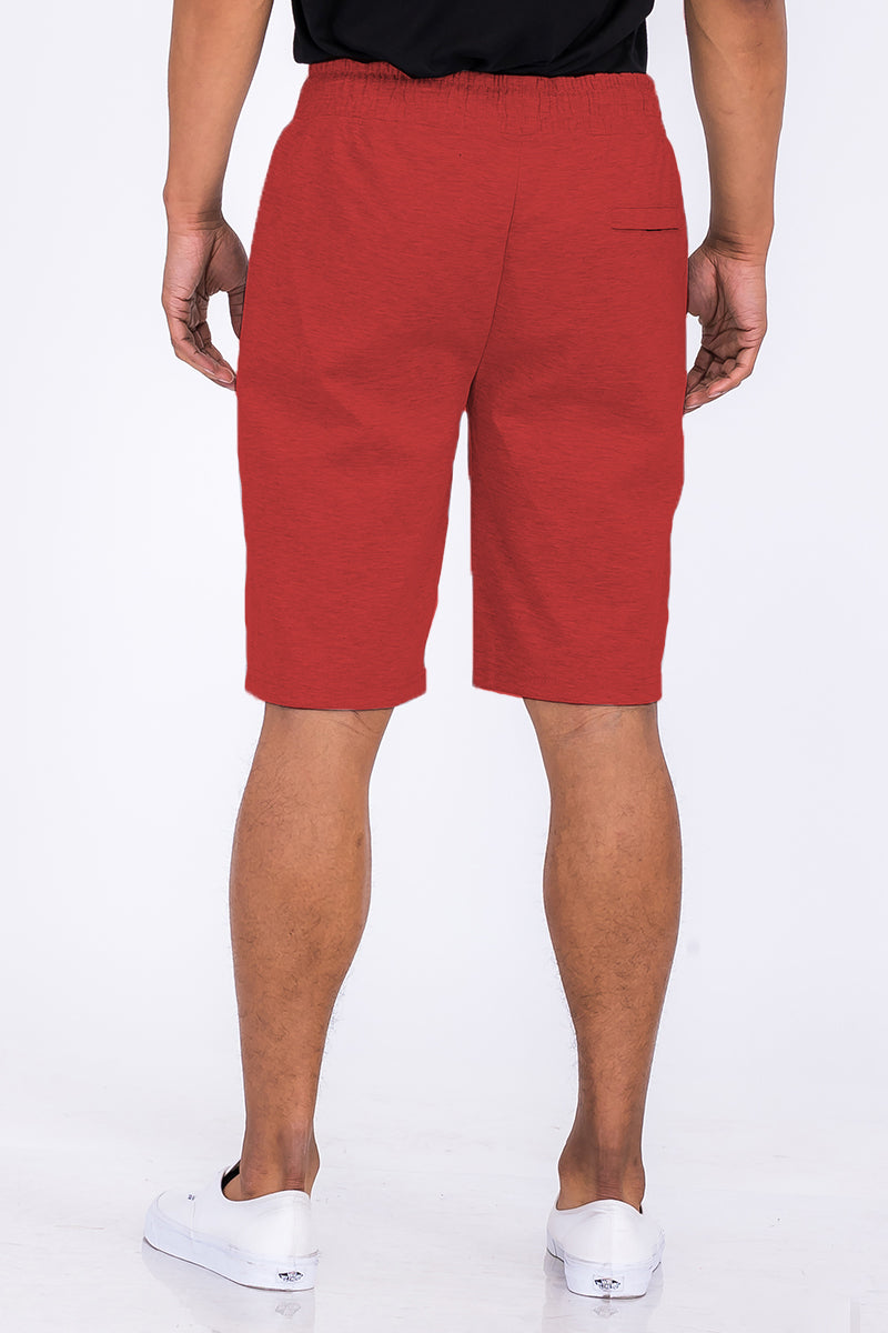 Heathered Cotton Shorts - 1 COLOR -