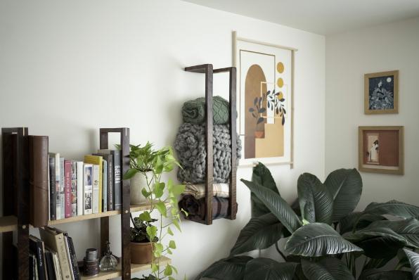 Iron Roots Design - Blanket Wall Rack -