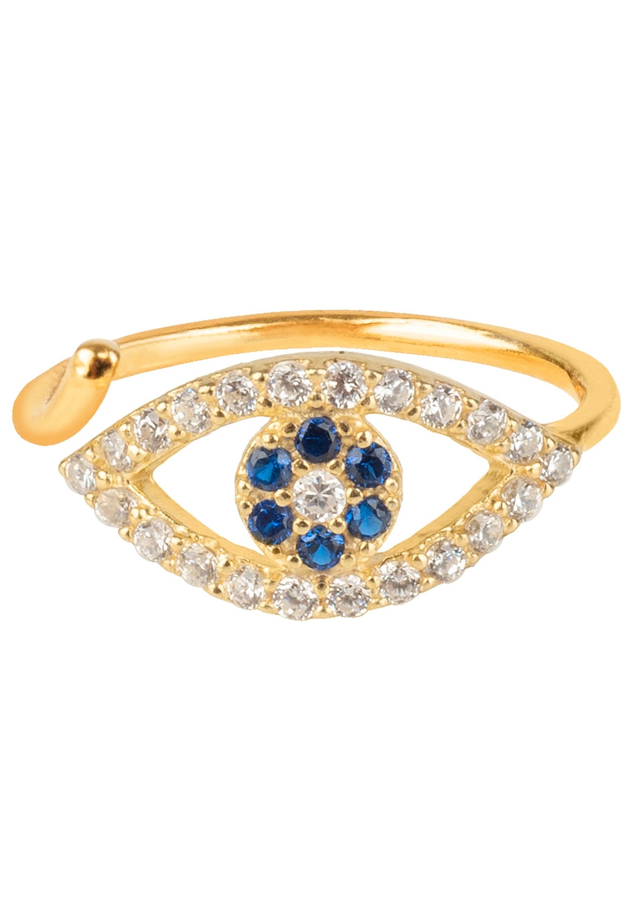 LATELITA - Wisdom Eye Midi Pinky Ring Gold -