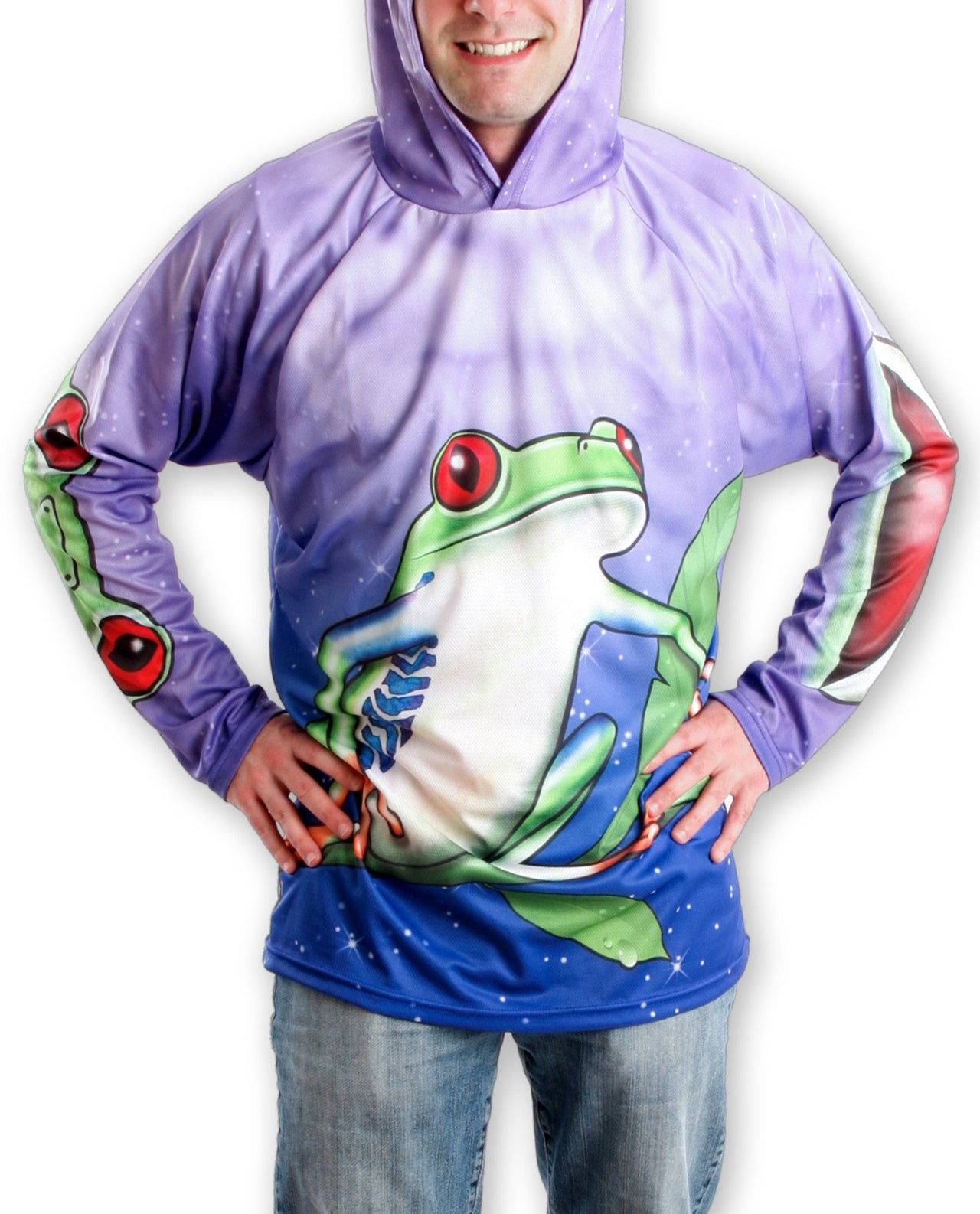 Mouthman - TREE FROG Hoodie Chomp Shirt - ADULT SIZES AVAILABLE! - 12 SIZES -