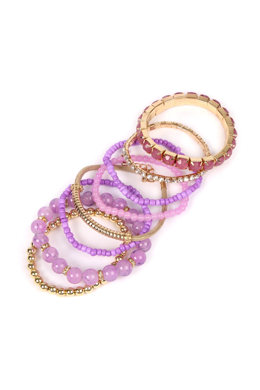 Multicolor Beaded Stretch Bracelet  - 26 COLORS