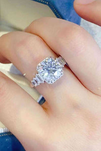 Thumbnail for 3 Carat Moissanite 925 Sterling Silver Ring