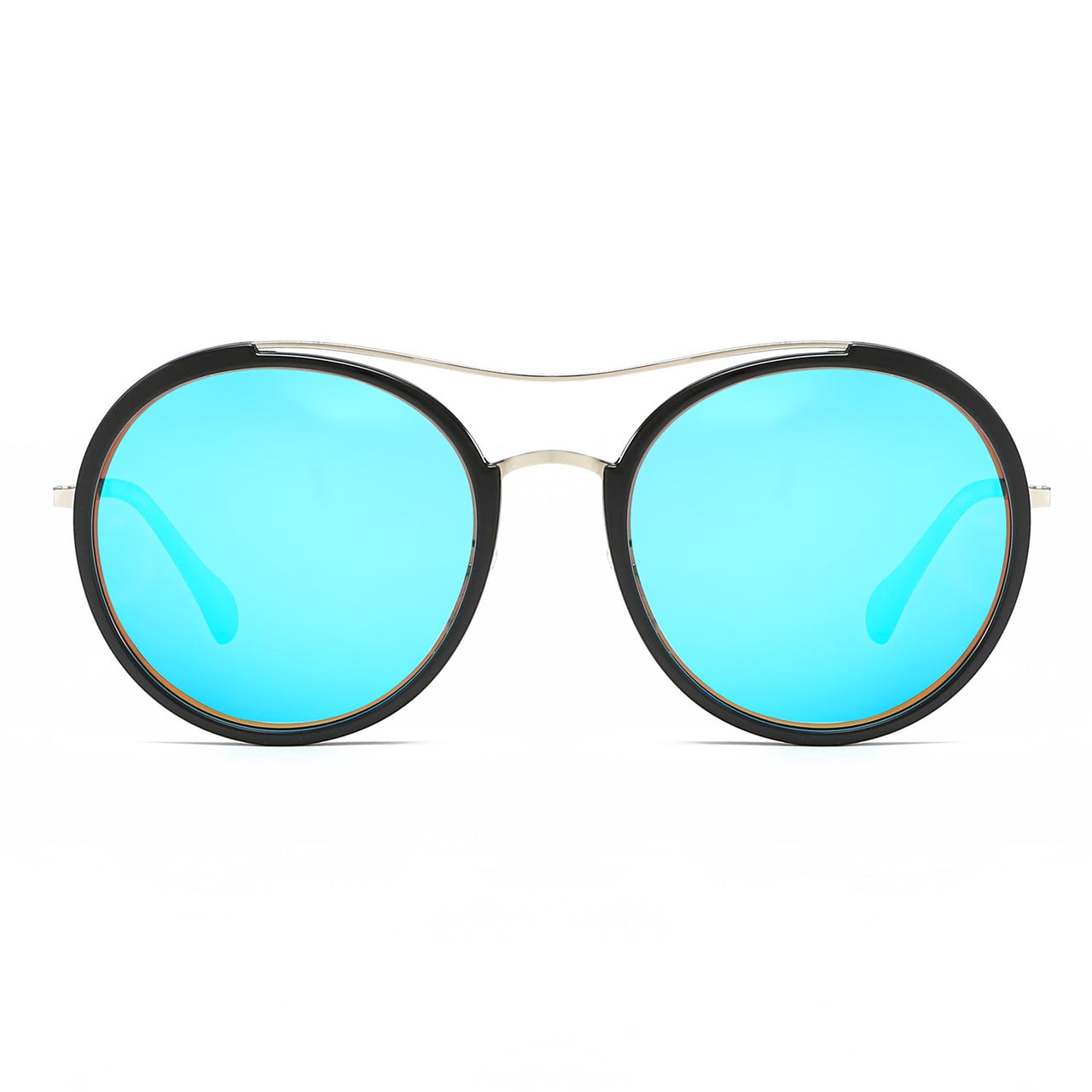 Emporia | CA14 - Retro Polarized Lens Circle Round Sunglasses - 6 COLORS -