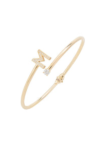 Thumbnail for Initial Bangle Gold M -