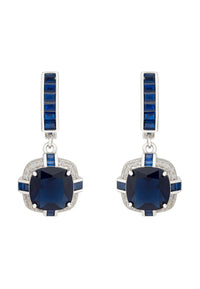 Thumbnail for LATELITA - Windsor Silver Earring Sapphire -