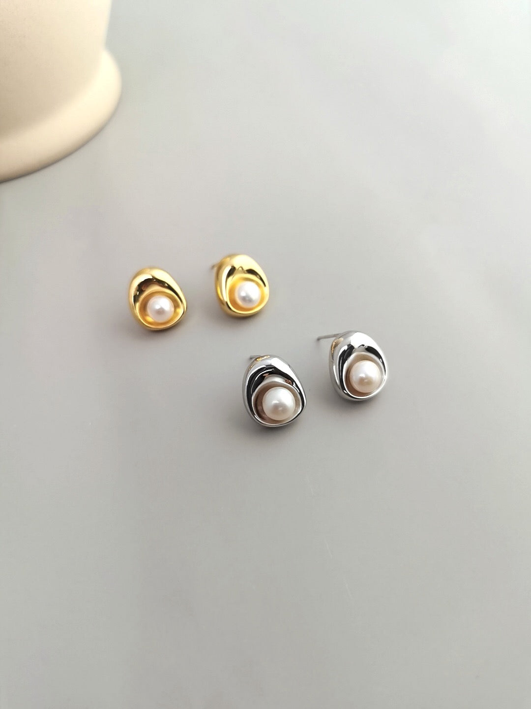 Freshwater Pearl Stud Earrings