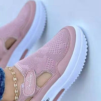 Thumbnail for Round Toe Platform Sneakers - T - 4 COLORS -