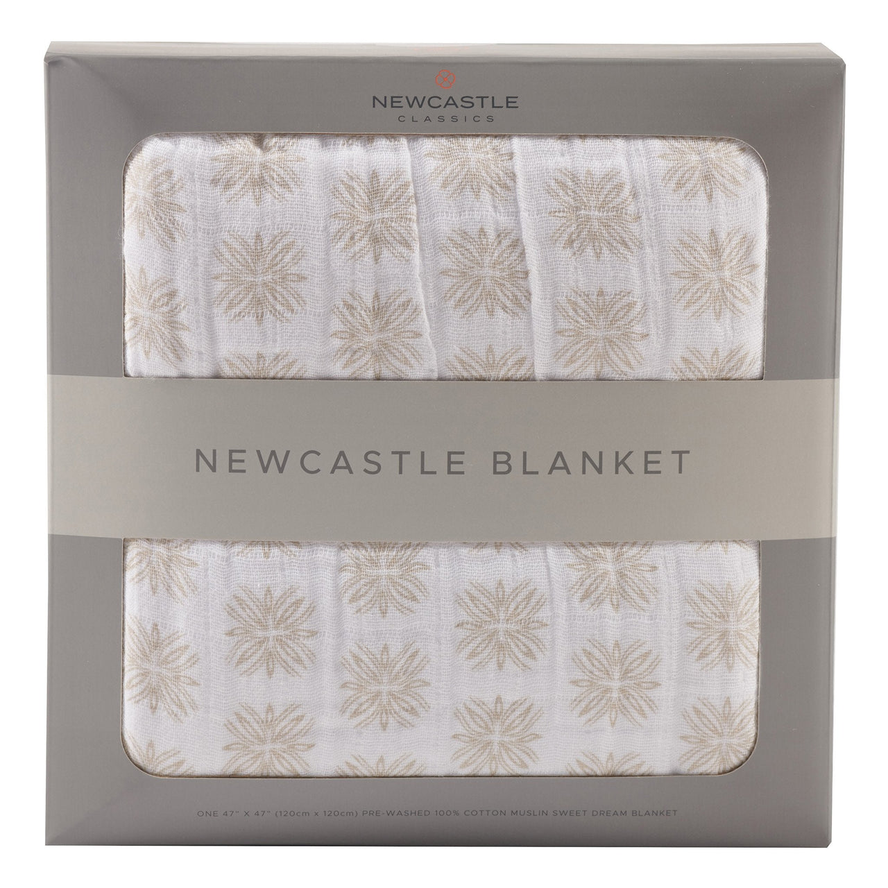 Flower Child Cotton Muslin Newcastle Blanket -