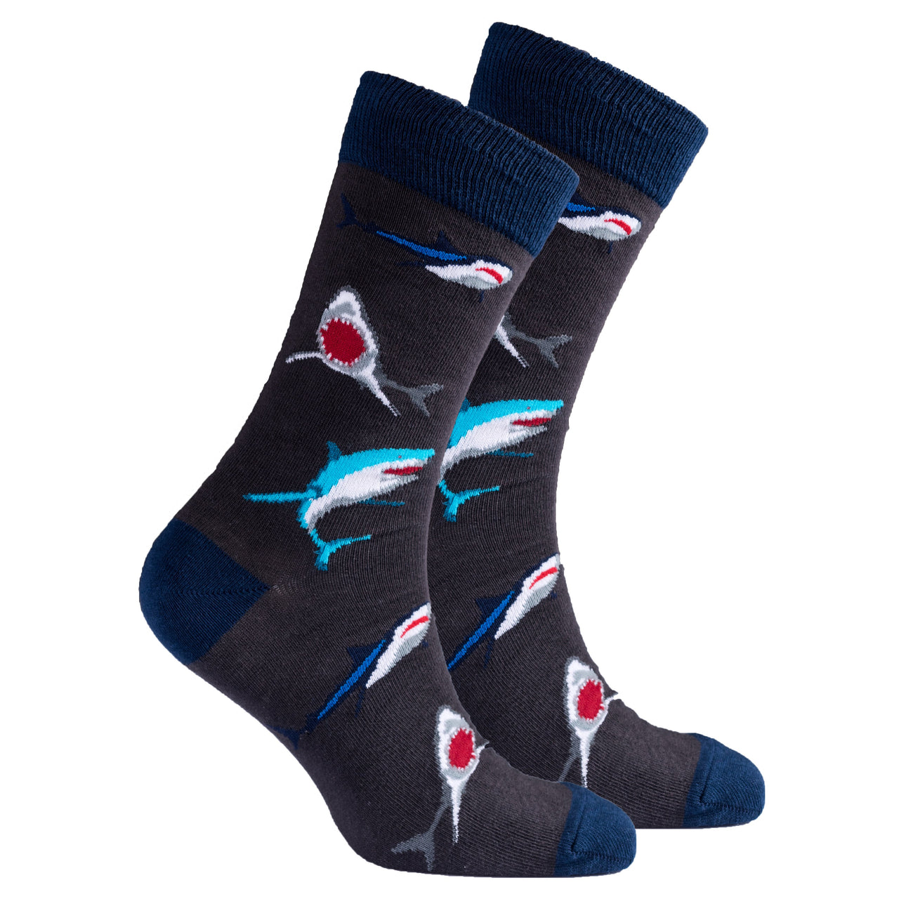 Men's Sharks Socks - 1 COLOR -