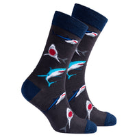 Thumbnail for Men's Sharks Socks - 1 COLOR -