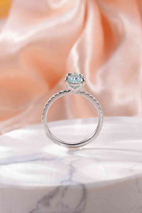 Thumbnail for 1.5 Carat Teardrop Shape Moissanite 925 Sterling Silver Ring