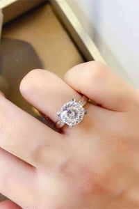 Thumbnail for 2 Carat Moissanite 925 Sterling Silver Ring