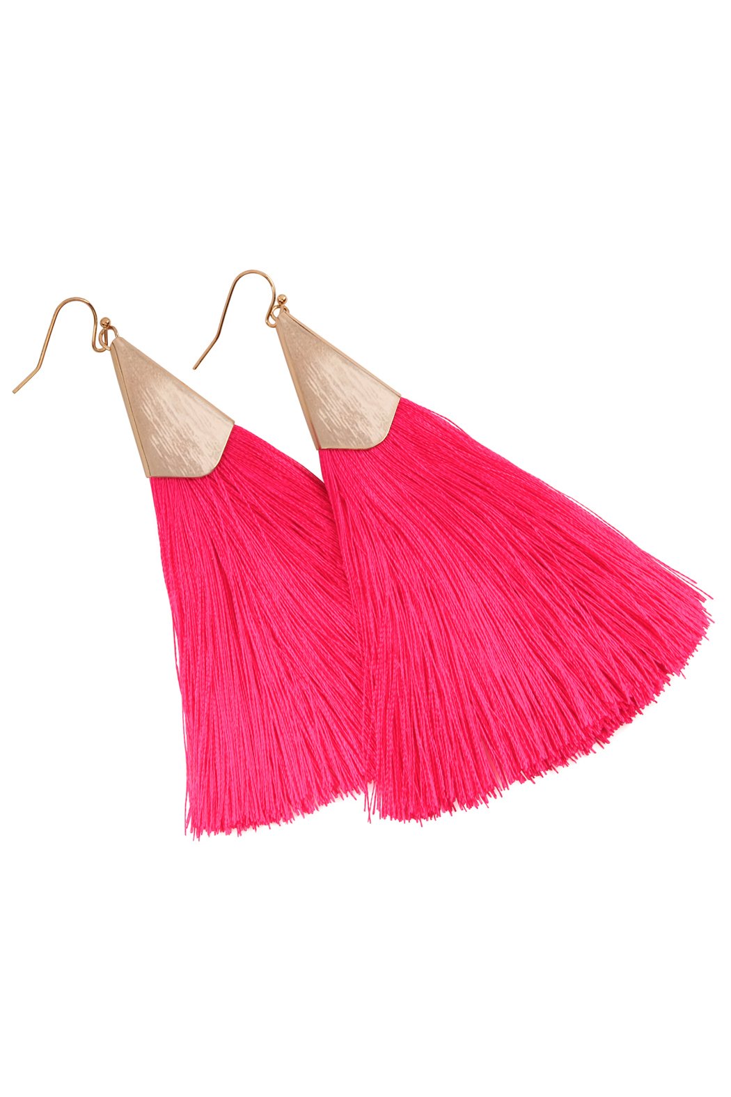 Large Tassel Earrings - 10 COLORS -