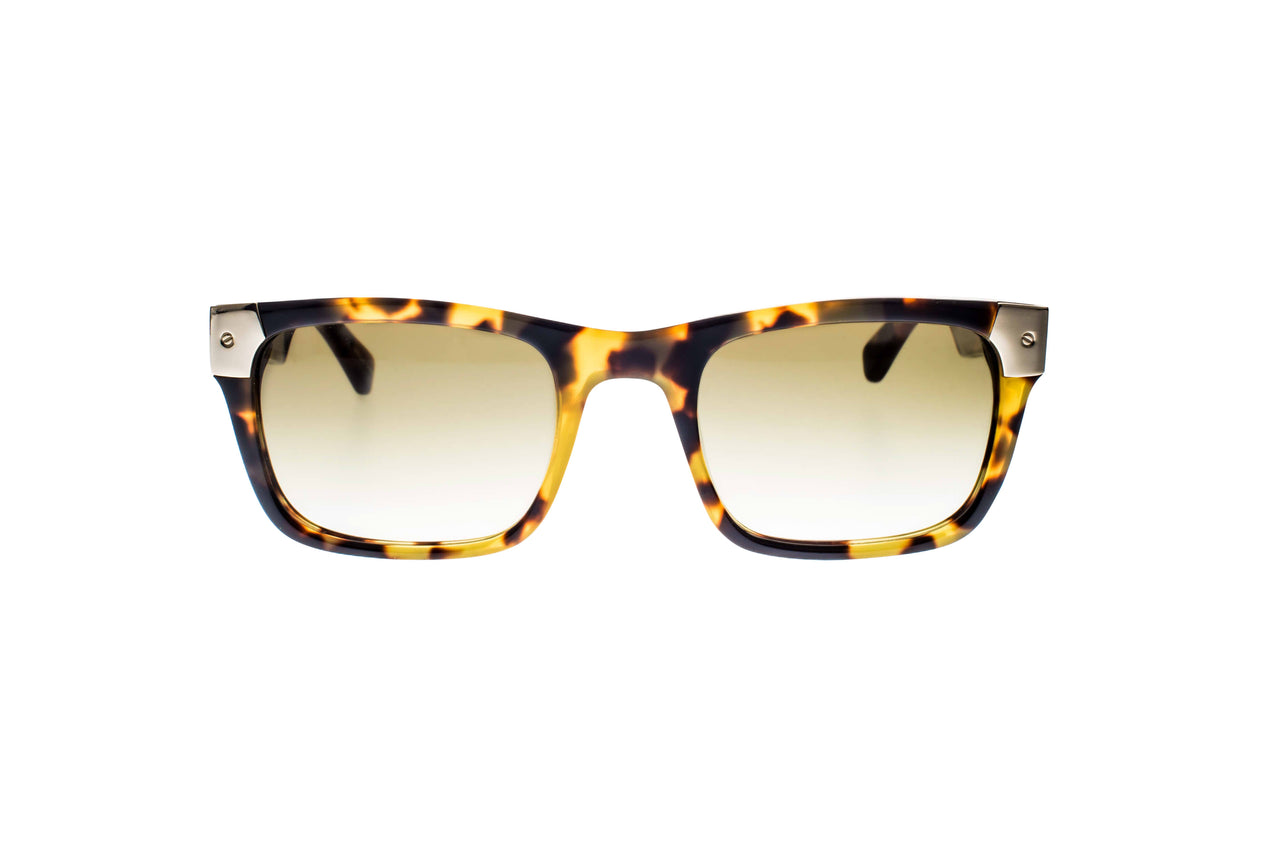 EYE HUNEE - Shiny Tokyo Tortoise With Gold Tone Metal Wayfarers - 1 COLOR -